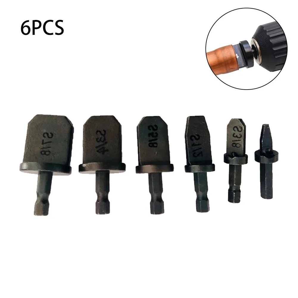Swaging Tool Drill Bit Set With 1/4\" 3/8\" 1/2\" 5/8\" 3/4\" 7/8\" Bits Tube Expander For Braze Swaging Set
Swaging Tool Drill Bit Set With 1/4\" 3/8\" 1/2\" 5/8\" 3/4\" 7/8\" Bits Tube Expander For Braze Swaging Set