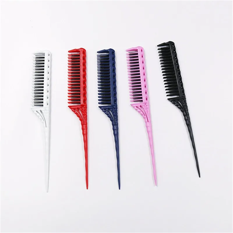 1PCS Portable Hair Comb Salon Brush Styling Hairdressing Tail Plastic Comb Set For Beauty New With Three-row Design Comb
1PCS Portable Hair Comb Salon Brush Styling Hairdressing Tail Plastic Comb Set For Beauty New With Three-row Design Comb