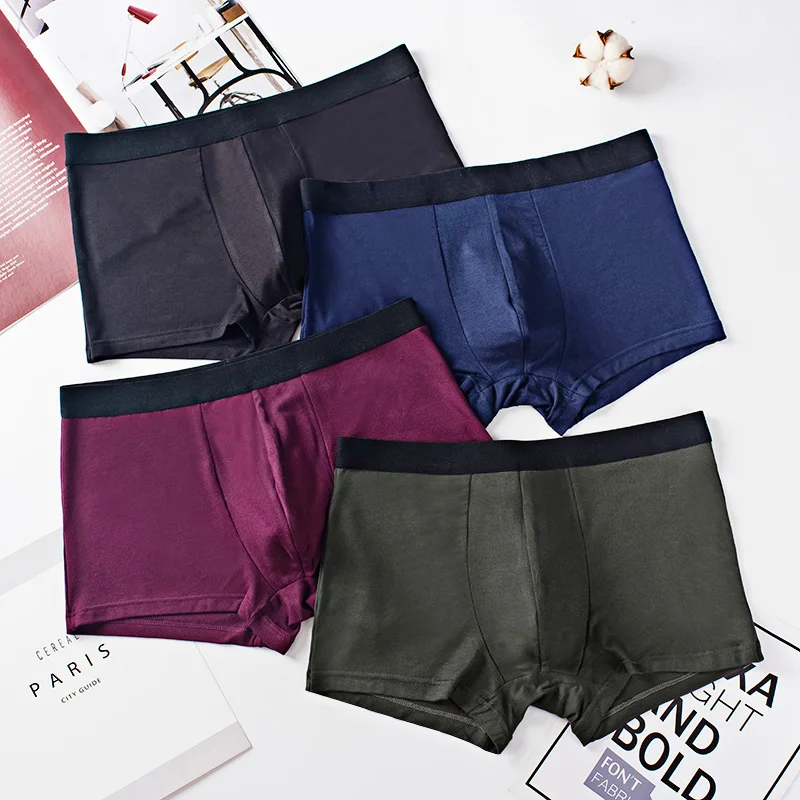 Viscose Cuecas Brand Underwear Breathable Solid Flexible Panties Pure Color Underpants Men Underpants Boxer Shorts
Viscose Cuecas Brand Underwear Breathable Solid Flexible Panties Pure Color Underpants Men Underpants Boxer Shorts