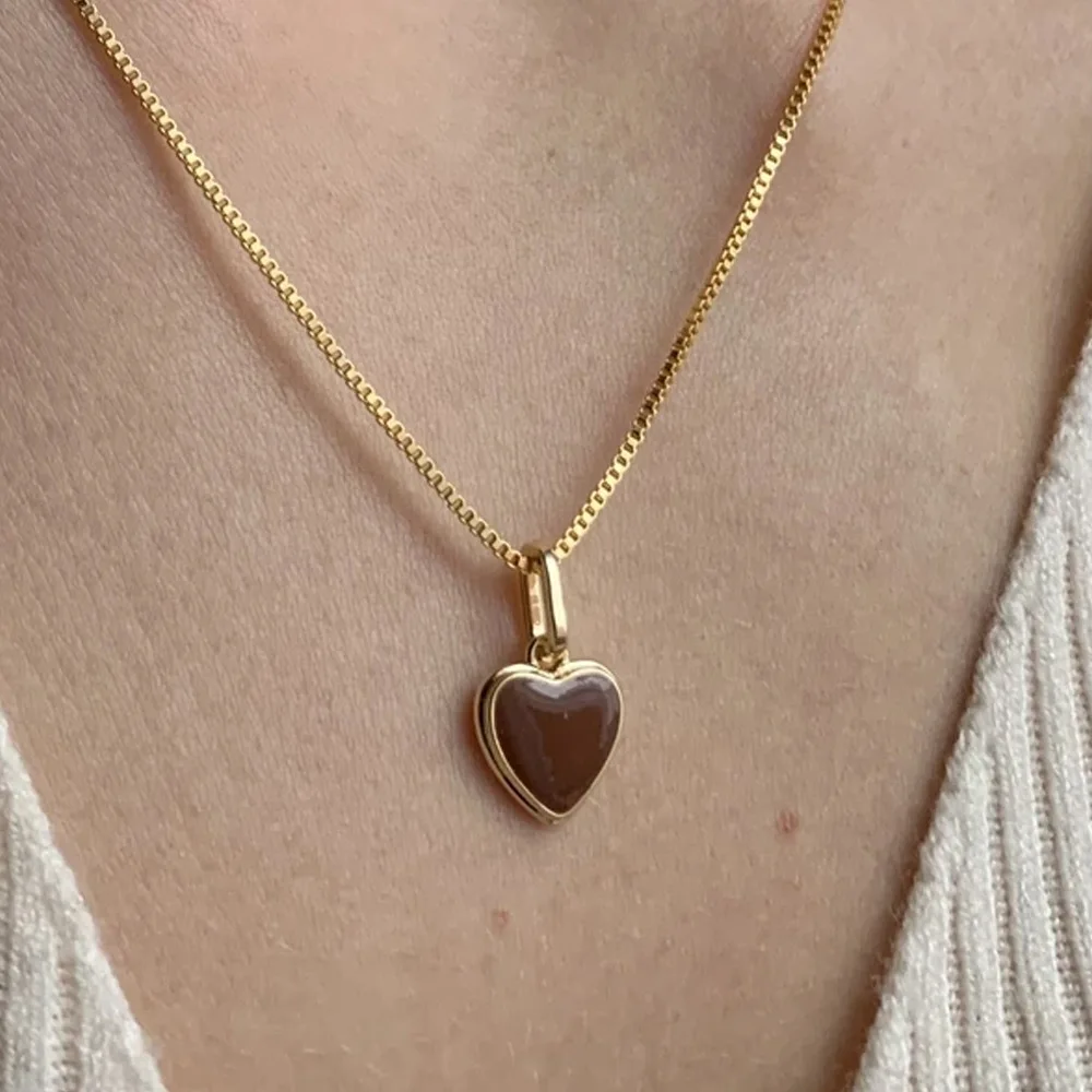 New Ins Vintage Color Heart Necklace Simple Cute Drop Oil Peach Heart Necklaces For Women Girls Collier Femme Jewelry Gifts
New Ins Vintage Color Heart Necklace Simple Cute Drop Oil Peach Heart Necklaces For Women Girls Collier Femme Jewelry Gifts