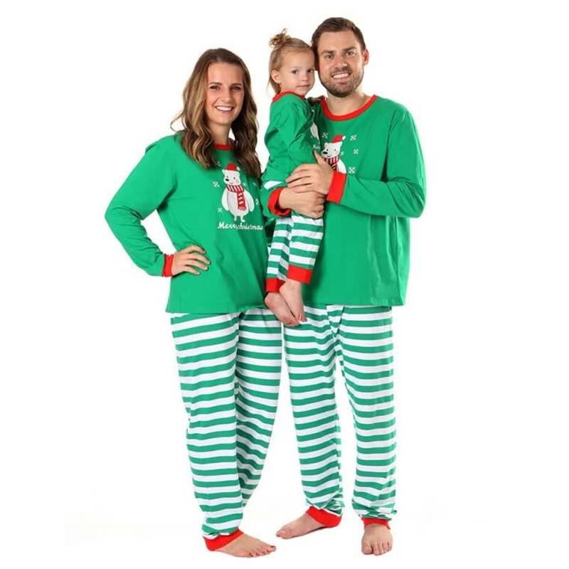 Family Matching Outfits Christmas Pajamas Set Long Sleeve Bear Print Sleepwear Mother Father Kids Nightwear Family Clothes
Family Matching Outfits Christmas Pajamas Set Long Sleeve Bear Print Sleepwear Mother Father Kids Nightwear Family Clothes