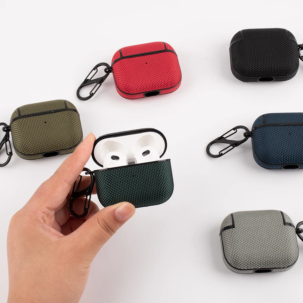 For Apple Airpdos 3 case luxury Nylon canvas waterproof protection air pods 3 accessories earphone case with keychain(2021)
For Apple Airpdos 3 case luxury Nylon canvas waterproof protection air pods 3 accessories earphone case with keychain(2021)