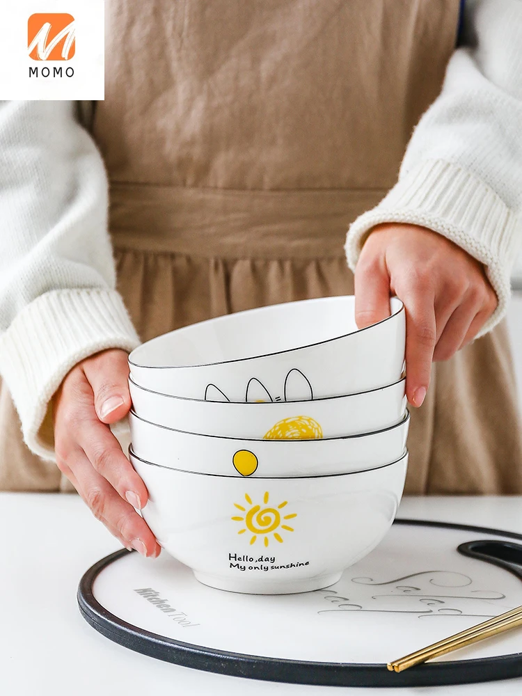 Japanese-Style Creative Ceramic Tableware Simple Soup Bowl Salad Bowl Rice Bowl Instant Noodle Bowl Ramen Bowl Large Bowl
Japanese-Style Creative Ceramic Tableware Simple Soup Bowl Salad Bowl Rice Bowl Instant Noodle Bowl Ramen Bowl Large Bowl