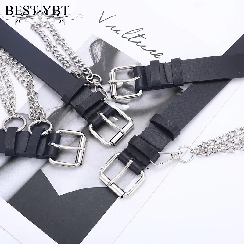 Best YBT Women Imitation Leather Belt Alloy Pin Buckle Belt New Hanging Chain Punk Style Fashion Trendy Decorative Jeans Belt
Best YBT Women Imitation Leather Belt Alloy Pin Buckle Belt New Hanging Chain Punk Style Fashion Trendy Decorative Jeans Belt