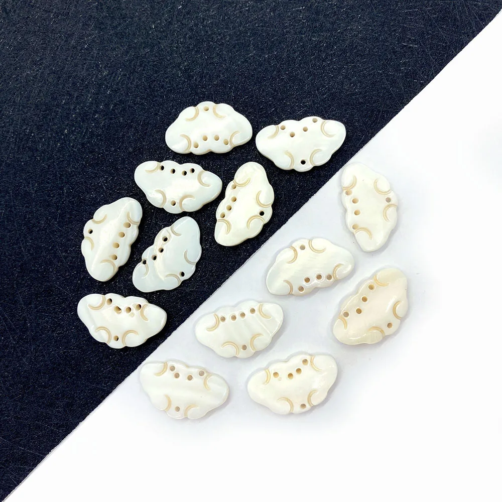Natural Freshwater Shell Pendant with White Cloud Shape for Jewelry Making DIY Making Necklaces Earrings Accessories Gifts
Natural Freshwater Shell Pendant with White Cloud Shape for Jewelry Making DIY Making Necklaces Earrings Accessories Gifts