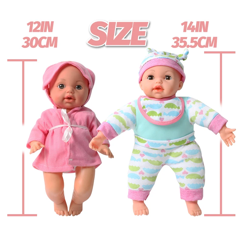Кукла bebe Reborn имитация звука Реалистичная водонепроницаемая силиконовая милая