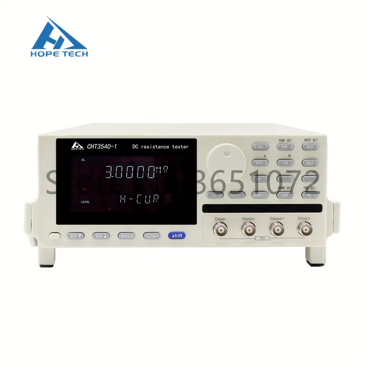 CHT3540-1 Измерительный диапазон 1 микро ohm-3Mohm Измеритель сопротивления DC тестер сопротивления
CHT3540-1 Измерительный диапазон 1 микро ohm-3Mohm Измеритель сопротивления DC тестер сопротивления