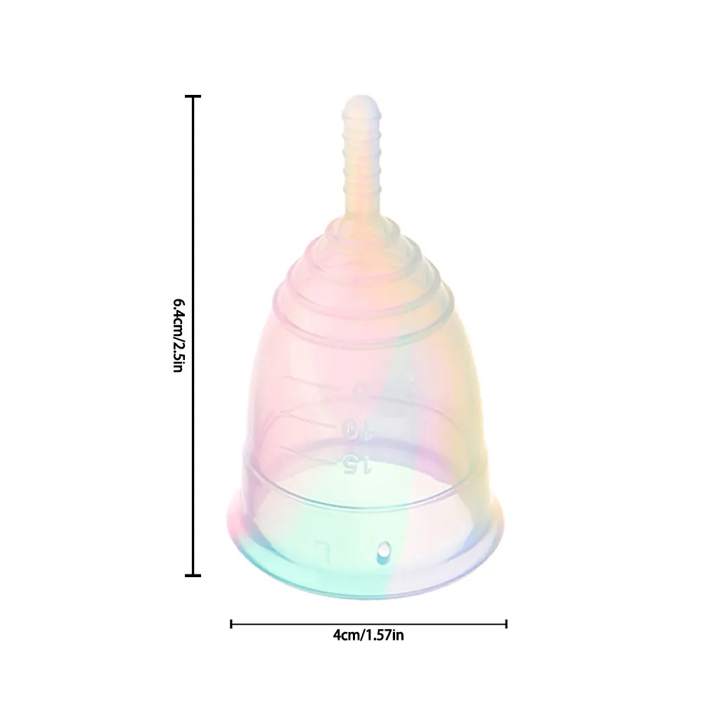 1 PC Colorful Women Cup Medical Grade Silicone Menstrual Cup Feminine Hygiene Menstrual Lady Cup Health Care Period Cup
1 PC Colorful Women Cup Medical Grade Silicone Menstrual Cup Feminine Hygiene Menstrual Lady Cup Health Care Period Cup