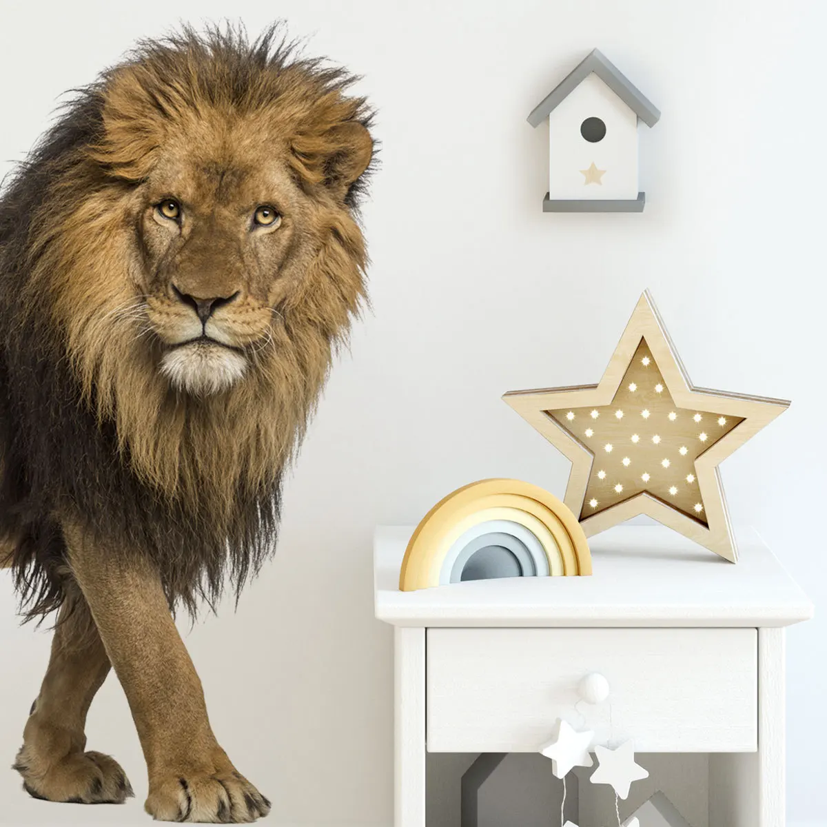 3D Stereo Lion Wall Stickers Home Teen Room Kids Room DecorAesthetic Self Adhesive Animal Wallpaper DIY Decals for Furniture 
3D Stereo Lion Wall Stickers Home Teen Room Kids Room DecorAesthetic Self Adhesive Animal Wallpaper DIY Decals for Furniture