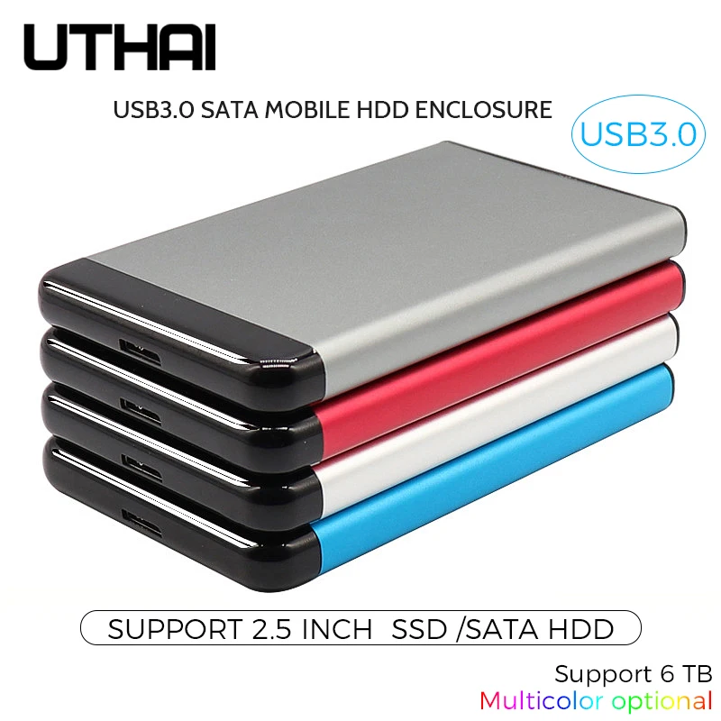 Корпус для жесткого диска UTHAI T44 USB 2 5 SSD SATA 2020 дюйма многоцветный мобильный чехол HDD