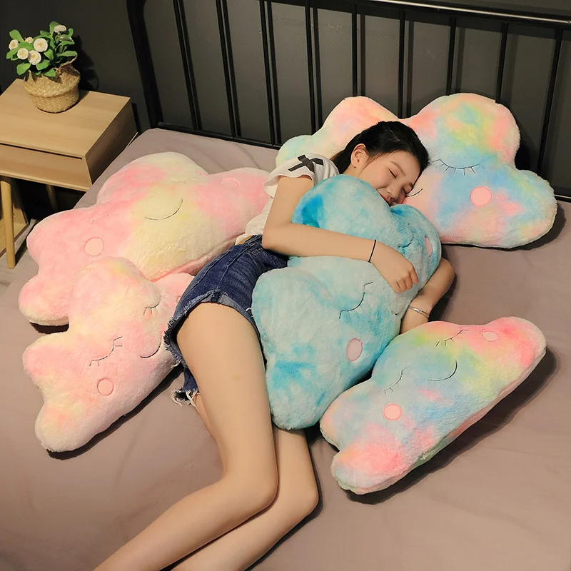 40/65/80cm Stuffed Soft Colorful Rainbow Cloud Plush Pillow Kawaii Sky Series Cloud Plush Toys Cute Home Decor Birthday Gifts
40/65/80cm Stuffed Soft Colorful Rainbow Cloud Plush Pillow Kawaii Sky Series Cloud Plush Toys Cute Home Decor Birthday Gifts