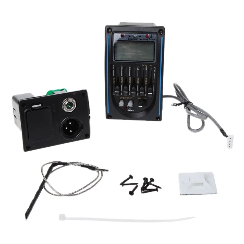 Preamp EQ эквалайзер 5 полос, усилитель классической акустической гитары, смеситель тюнер, пьезопикап LC 5
Preamp EQ эквалайзер 5 полос, усилитель классической акустической гитары, смеситель тюнер, пьезопикап LC 5