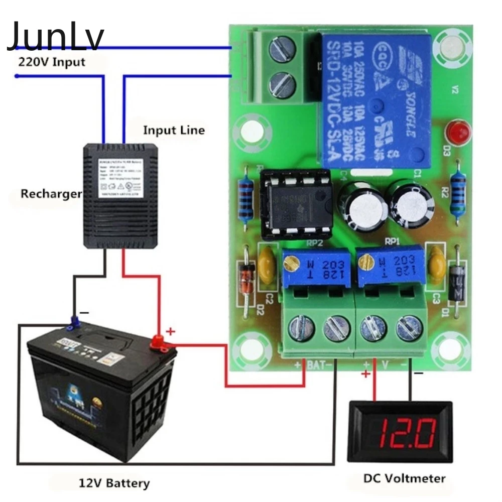 12V Battery Charging Control Panel | Intelligent charger control panel, automatic charging power XH-M601
12V Battery Charging Control Panel | Intelligent charger control panel, automatic charging power XH-M601