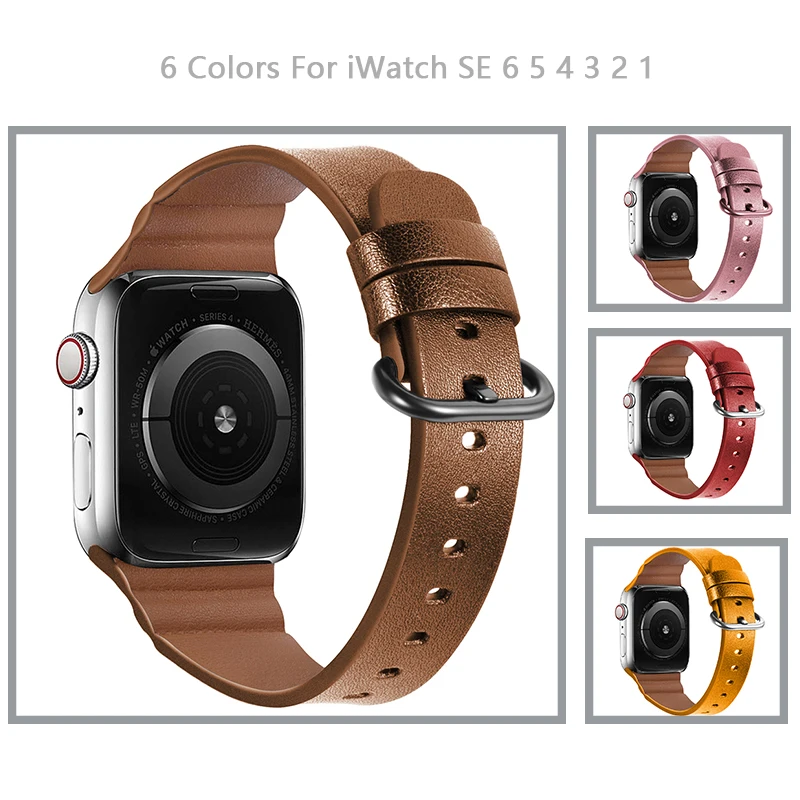 Ремешок из натуральной коровьей кожи для Apple Watch 7 6 SE 5 4 41 мм 45 мм 42/38 мм 44 мм 40 мм ремень браслет для iWatch 7 6 5 4 3
Ремешок из натуральной коровьей кожи для Apple Watch 7 6 SE 5 4 41 мм 45 мм 42/38 мм 44 мм 40 мм ремень браслет для iWatch 7 6 5 4 3