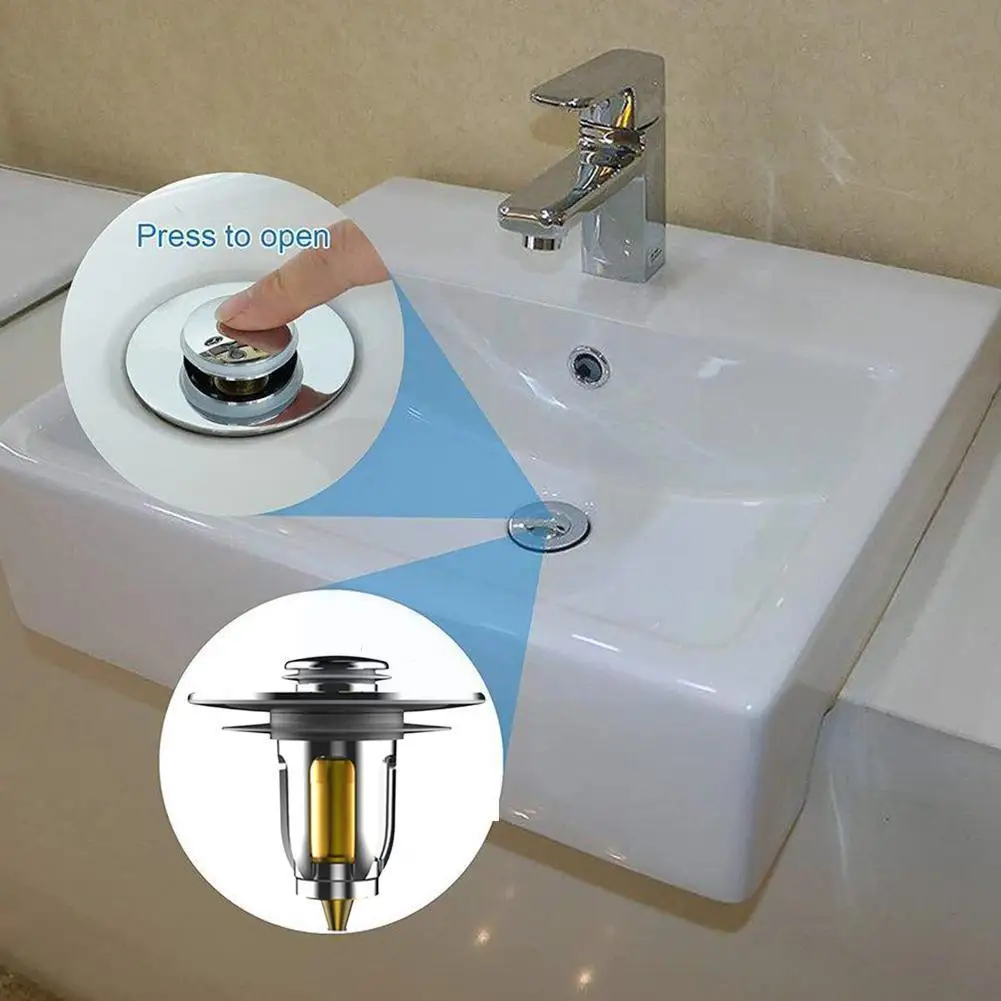 Universal Brass Up Bounce Core Basin Drain Filter Sink Hair Deodorant Catcher Stopper Kitchen Bathroom Bath Water Core Tool K8C7
Universal Brass Up Bounce Core Basin Drain Filter Sink Hair Deodorant Catcher Stopper Kitchen Bathroom Bath Water Core Tool K8C7