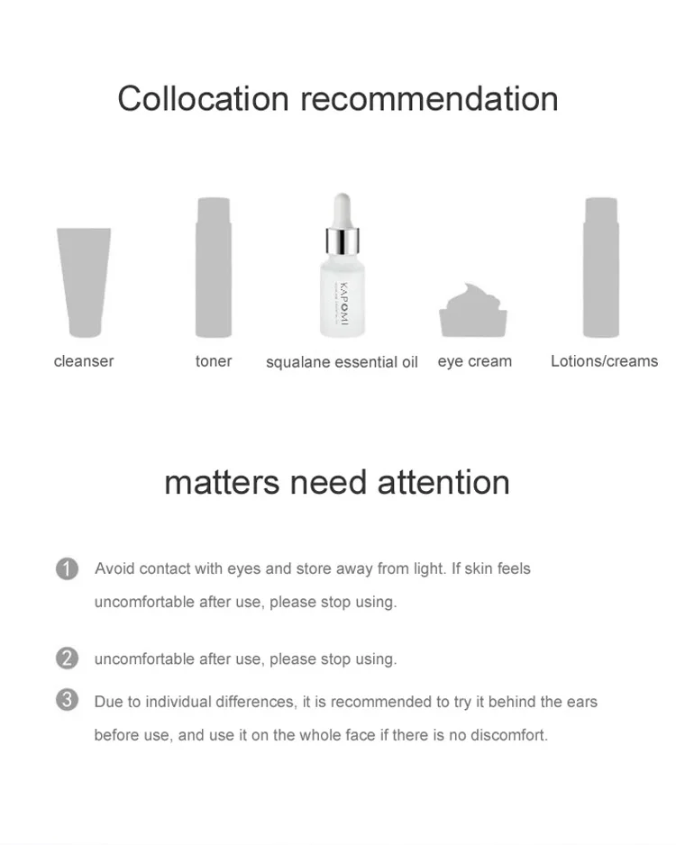 Pure Squalane Anti-Aging Skin Care Essential Oil Moisturizing Highly-Stable Water-Free Anti-Aging Anti-Wrinkle Exfoliate Skin
Pure Squalane Anti-Aging Skin Care Essential Oil Moisturizing Highly-Stable Water-Free Anti-Aging Anti-Wrinkle Exfoliate Skin