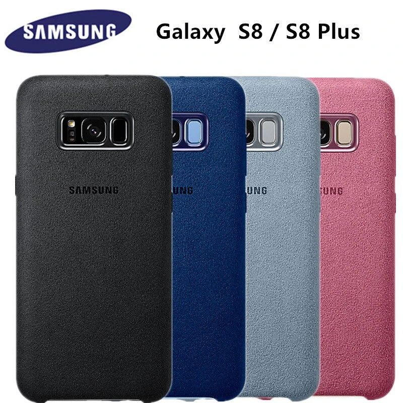 

100% Original Samsung Galaxy S8 S8 Plus + g9550 9500 for Alcantara Case cover leather luxury premium Case Anti-Fall EF-XG955/950