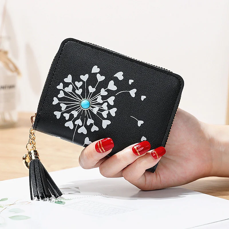 Women Zipper Coin Purse Cards Holder Money Bag Girls Pocket Short Wallet Pouch with Tassel -OPK
Women Zipper Coin Purse Cards Holder Money Bag Girls Pocket Short Wallet Pouch with Tassel -OPK