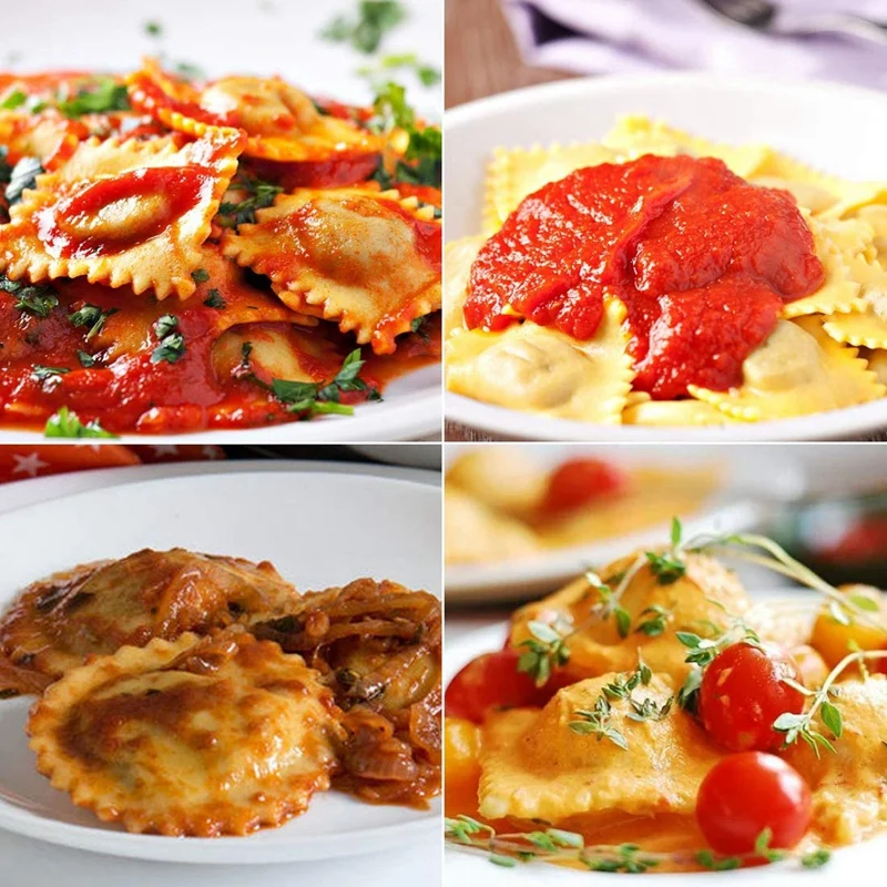 Ravioli Maker Cutter Stamp Set Leading Dough Cutter and Press Stamps with Wooden Handle for Ravioli,Pasta,Dumplings 6Pcs
Ravioli Maker Cutter Stamp Set Leading Dough Cutter and Press Stamps with Wooden Handle for Ravioli,Pasta,Dumplings 6Pcs