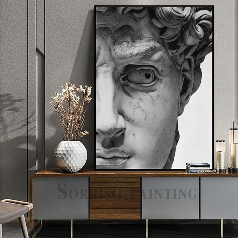 Europe Black White Statue Of David Wall Art Canvas Painting Posters Prints Hallway Pictures For Living Room Home Dining Decor
Europe Black White Statue Of David Wall Art Canvas Painting Posters Prints Hallway Pictures For Living Room Home Dining Decor