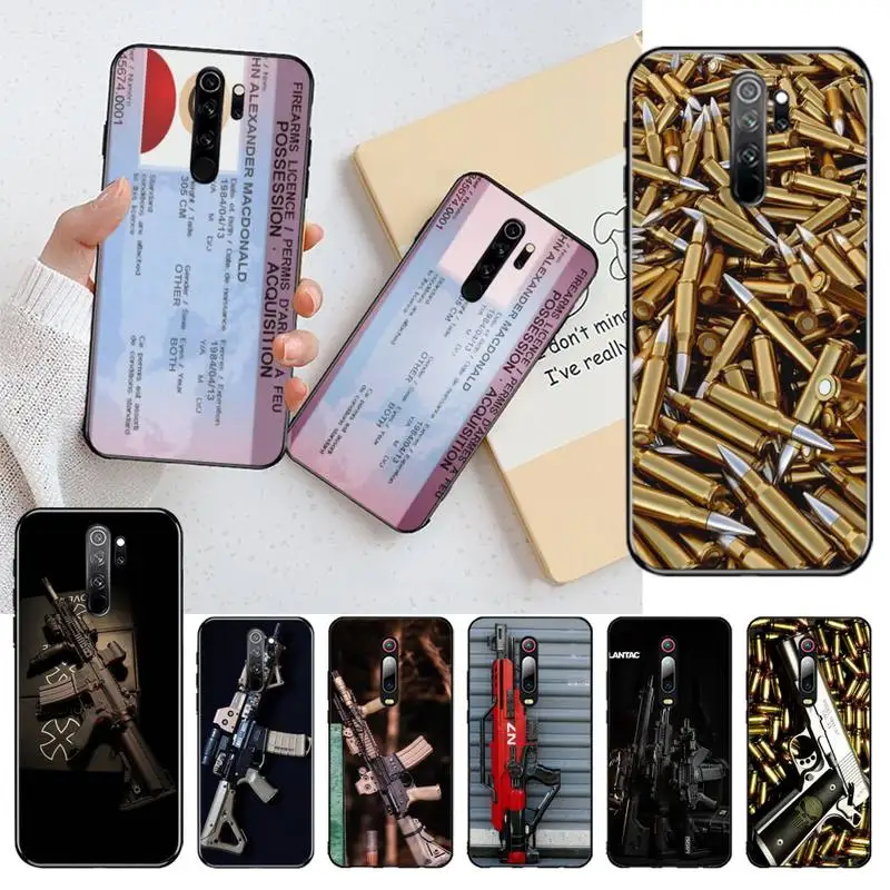 Роскошный мягкий Силиконовый ТПУ чехол guns для телефона Redmi Note 8 8A 8T 7 6 6A 5 5A 4 4X 4A Go
