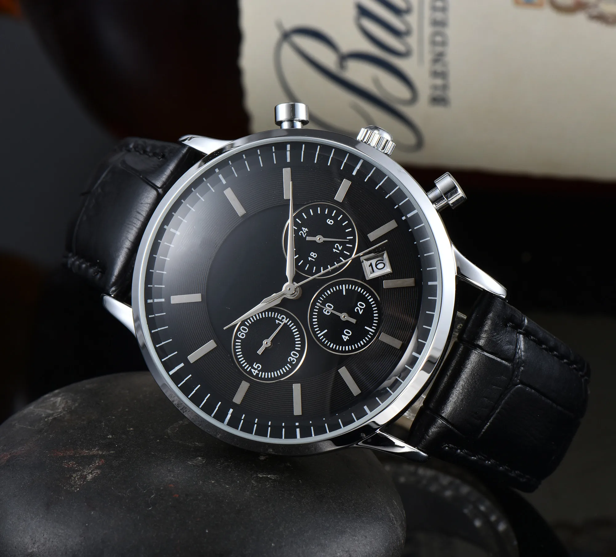 Модные повседневные мужские часы, новинка 2022, высококачественные кварцевые полнофункциональные часы с шестью контактами и функцией календ...
Модные повседневные мужские часы, новинка 2022, высококачественные кварцевые полнофункциональные часы с шестью контактами и функцией календ...