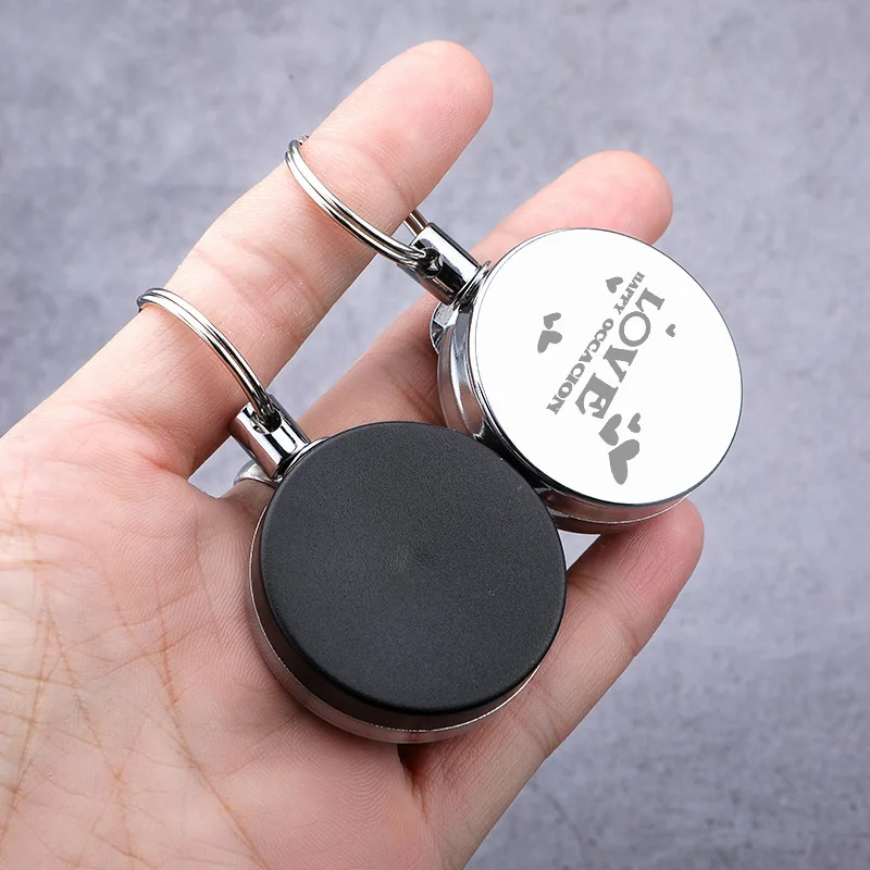 Elastic Keychain Retractable Alarm Work Card Key Chain Anti-lost Retractable Keyring Key Small Accessories
Elastic Keychain Retractable Alarm Work Card Key Chain Anti-lost Retractable Keyring Key Small Accessories