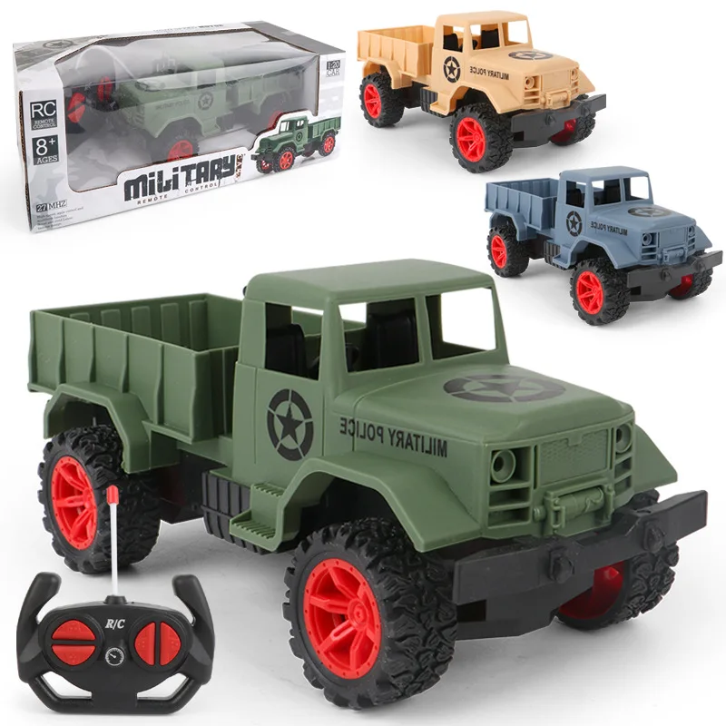 2,4G Rc электрический грузовик игрушки 1/20 4-канальный Радио пульт дистанционного управления электрические внедорожные автомобили солдат транспорт Viecle модели для мальчиков
2,4G Rc электрический грузовик игрушки 1/20 4-канальный Радио пульт дистанционного управления электрические внедорожные автомобили солдат транспорт Viecle модели для мальчиков