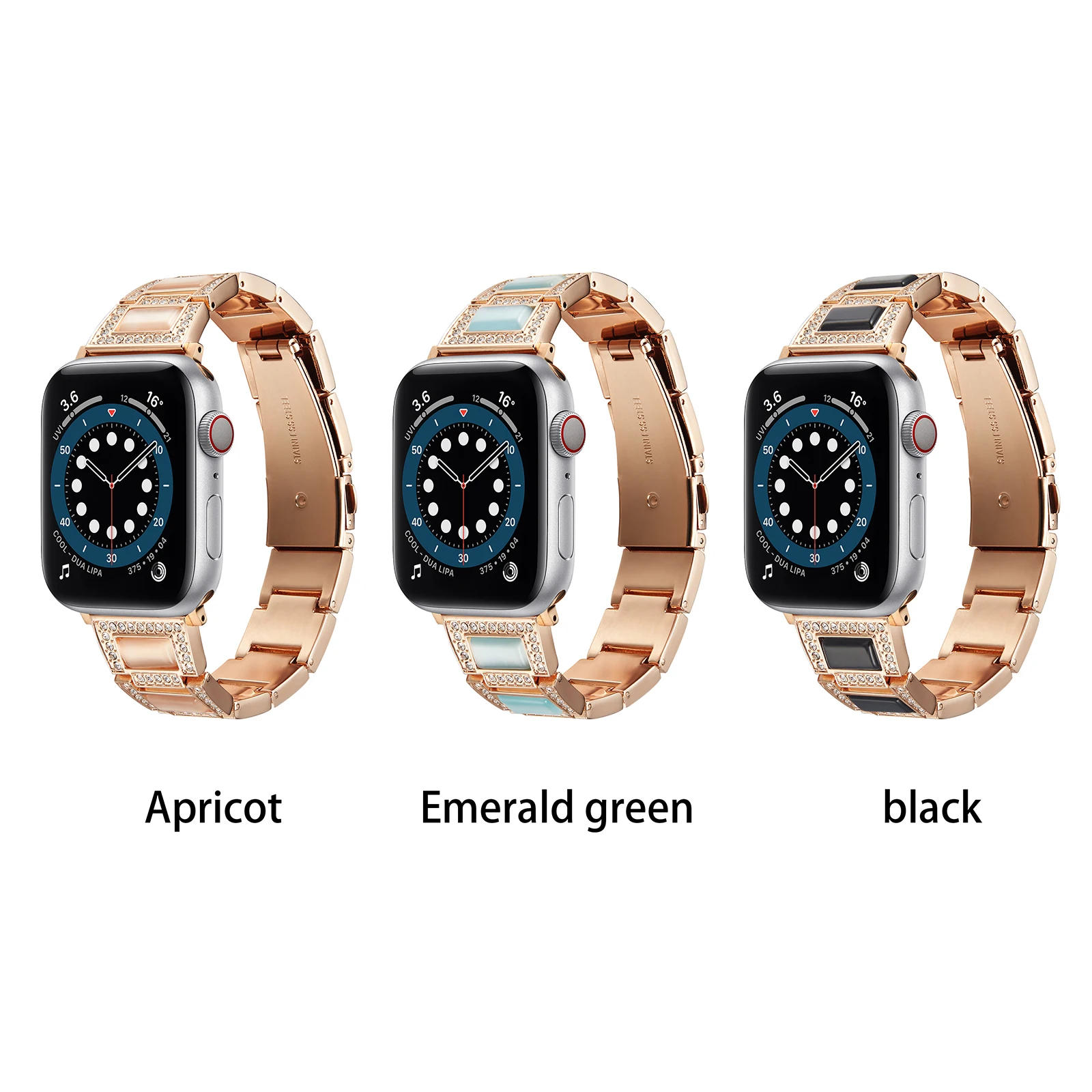 Luxury Diamond Watch Band Strap for Apple Watch Series 6 5 4 3 2 1 SE Band 44mm 40mm 42mm 38mm Women Bracelet for iWatch Belt
Luxury Diamond Watch Band Strap for Apple Watch Series 6 5 4 3 2 1 SE Band 44mm 40mm 42mm 38mm Women Bracelet for iWatch Belt