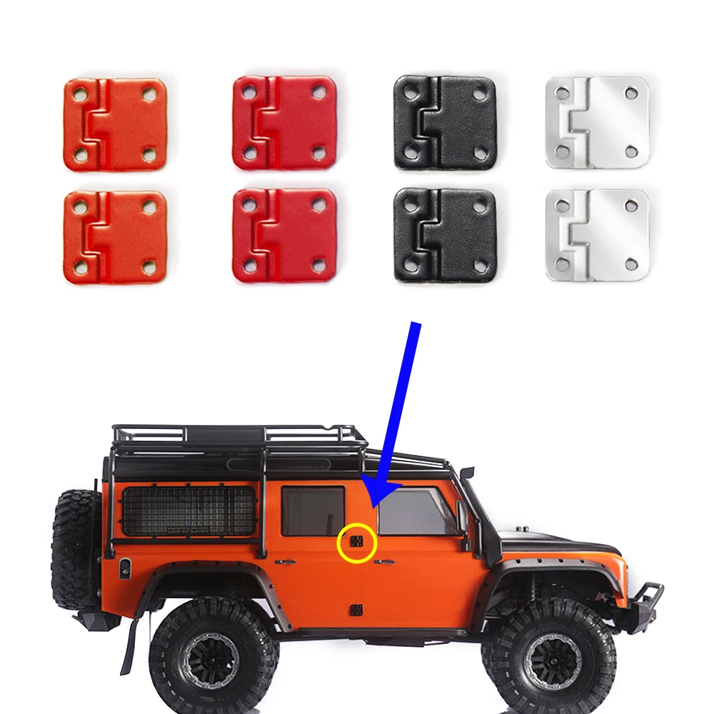 4 цветные металлические дверные петли, лилия для 1/10 Traxxas trx4 TRX-4 Defender 82056-4 D90 D110
4 цветные металлические дверные петли, лилия для 1/10 Traxxas trx4 TRX-4 Defender 82056-4 D90 D110
