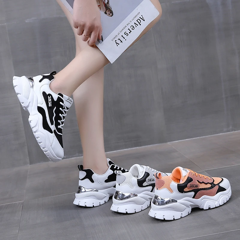 Fashion New Sneakers Chunky Casual Shoes 2020 Autumn Women's Mesh Sports Vulcanized Shoes Women Platform Sneakers Breathable
Fashion New Sneakers Chunky Casual Shoes 2020 Autumn Women's Mesh Sports Vulcanized Shoes Women Platform Sneakers Breathable