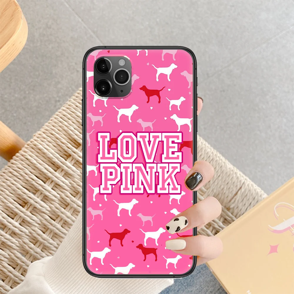 fashion pink Phone Case Cover Hull For iphone 5 5s se 2 6 6s 7 8 12 mini plus X XS XR 11 PRO MAX black tpu shell fashion funda
fashion pink Phone Case Cover Hull For iphone 5 5s se 2 6 6s 7 8 12 mini plus X XS XR 11 PRO MAX black tpu shell fashion funda