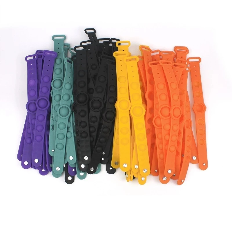 Bracelet Simple Dimple Fidget Toys Flip Keychain Pop Silicone Stress Reliever Toy Kawaii Gift for Kids Adults 18
Bracelet Simple Dimple Fidget Toys Flip Keychain Pop Silicone Stress Reliever Toy Kawaii Gift for Kids Adults 18
