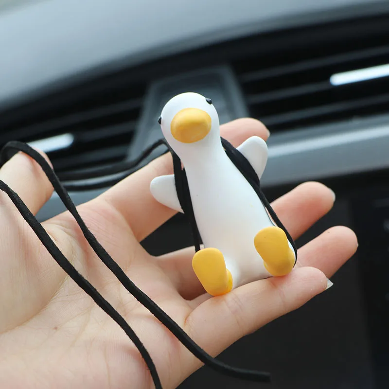 Gypsum Cute Anime Car Accessorie Swing Duck Pendant Auto Rearview Mirror Ornaments Birthday Gift Auto Decoraction Car Fragrance
Gypsum Cute Anime Car Accessorie Swing Duck Pendant Auto Rearview Mirror Ornaments Birthday Gift Auto Decoraction Car Fragrance