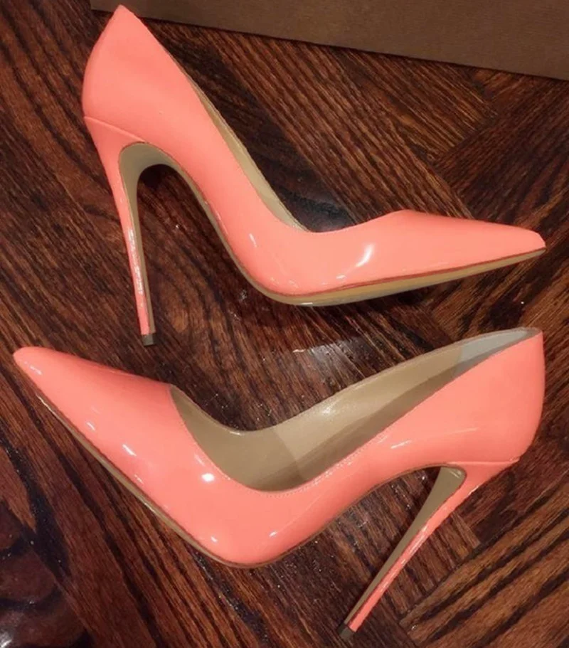 Sexy Light Pink Patent Leather 12CM 10CM 8CM Stiletto Heels Shoes Pointed Toe Shallow Pumps Celebrity Wedding Party Dress Shoes
Sexy Light Pink Patent Leather 12CM 10CM 8CM Stiletto Heels Shoes Pointed Toe Shallow Pumps Celebrity Wedding Party Dress Shoes