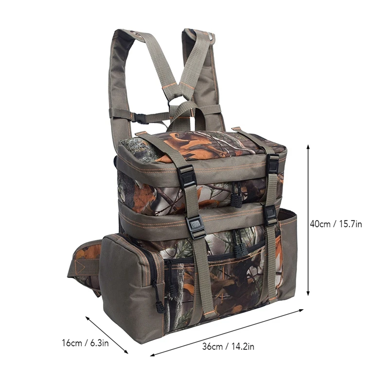 2-In-1 Outdoor Hunting Vest Pack Backpack Waterproof Hunting Bag for Outdoor Sport Hiking Camping
2-In-1 Outdoor Hunting Vest Pack Backpack Waterproof Hunting Bag for Outdoor Sport Hiking Camping