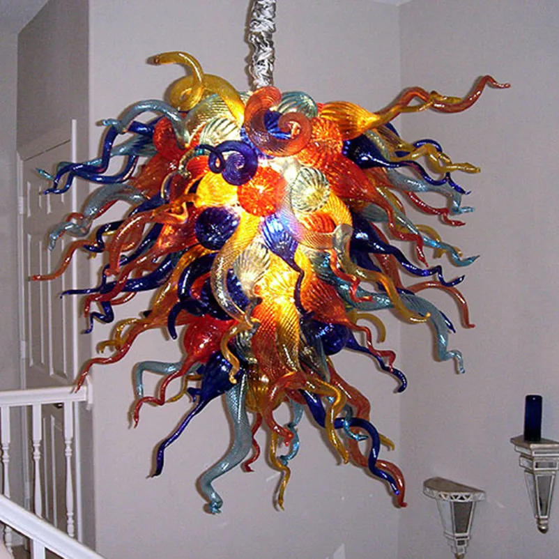 Modern Lamps Ceiling lights Chandelier Living Indoor Home Light LED Hand Blown Glass Chandeliers for Dining Room 28 or 32 Inche
Modern Lamps Ceiling lights Chandelier Living Indoor Home Light LED Hand Blown Glass Chandeliers for Dining Room 28 or 32 Inche