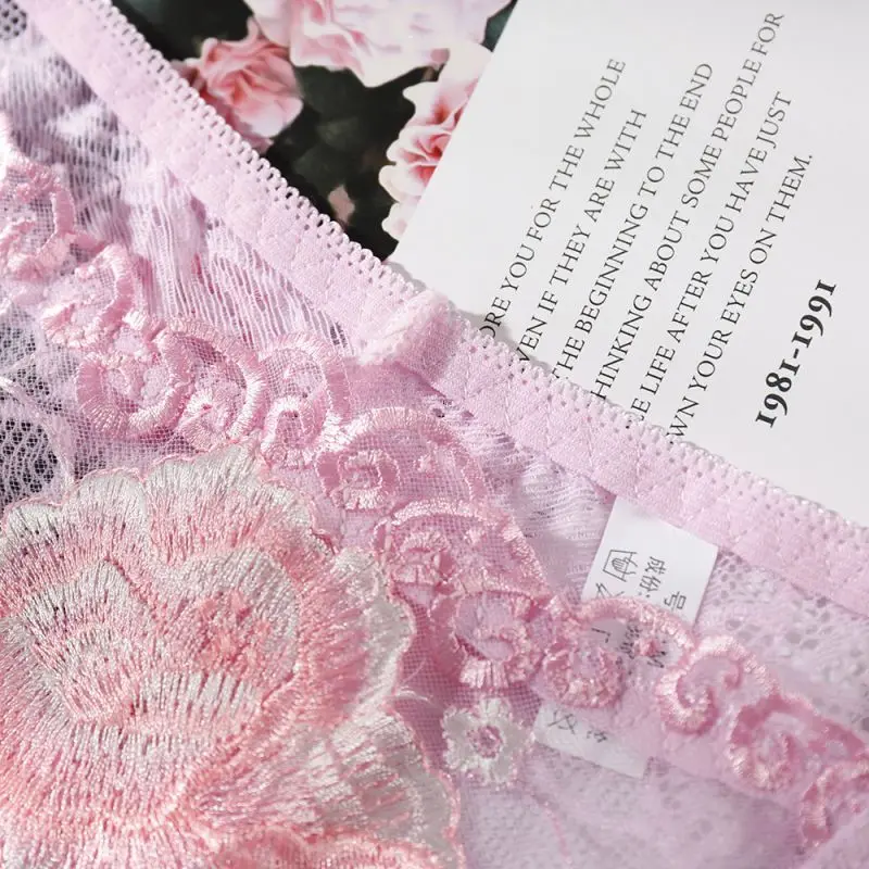 Women Temptation Thin Lace Embroidered Underwear Female Perspective Comfortable Underwear Female Transparent Briefs
Women Temptation Thin Lace Embroidered Underwear Female Perspective Comfortable Underwear Female Transparent Briefs