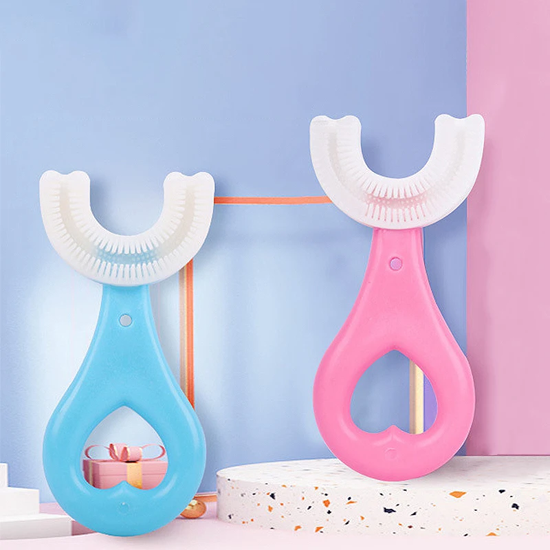 Teethers Soft Silicone Baby Brush Baby 360 Degree U-shaped Child Toothbrush Children Kids Teeth Oral Care Cleaning
Teethers Soft Silicone Baby Brush Baby 360 Degree U-shaped Child Toothbrush Children Kids Teeth Oral Care Cleaning