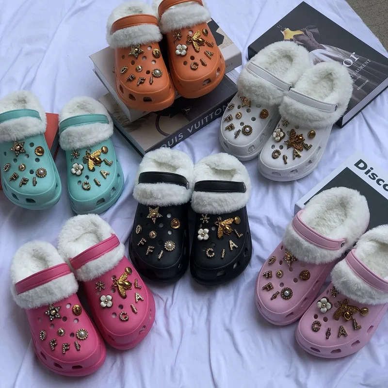 IPPEUM Fashion Clog Shoes For Women Fur Sandals Plush Winter Shoes Indoor Women's Slipers Shoes Winter Platform Fur Slippers
IPPEUM Fashion Clog Shoes For Women Fur Sandals Plush Winter Shoes Indoor Women's Slipers Shoes Winter Platform Fur Slippers