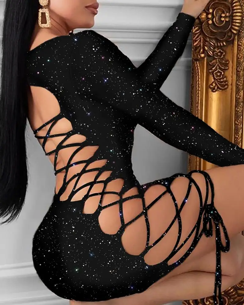 2021 New Year Party Clothing Sexy Long Sleeve Bodycon Bandage Black Dress Sparkly Backless Sukienki Corset Tights Flock Clubwear
2021 New Year Party Clothing Sexy Long Sleeve Bodycon Bandage Black Dress Sparkly Backless Sukienki Corset Tights Flock Clubwear