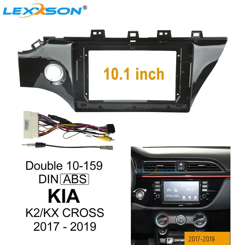 10 inch Car Fascia For KIA K2/ KX CROSS 2017-2019 Stereo Dash Mount Installation Fitting Adaptor Panel Double Din Car DVD frame
10 inch Car Fascia For KIA K2/ KX CROSS 2017-2019 Stereo Dash Mount Installation Fitting Adaptor Panel Double Din Car DVD frame