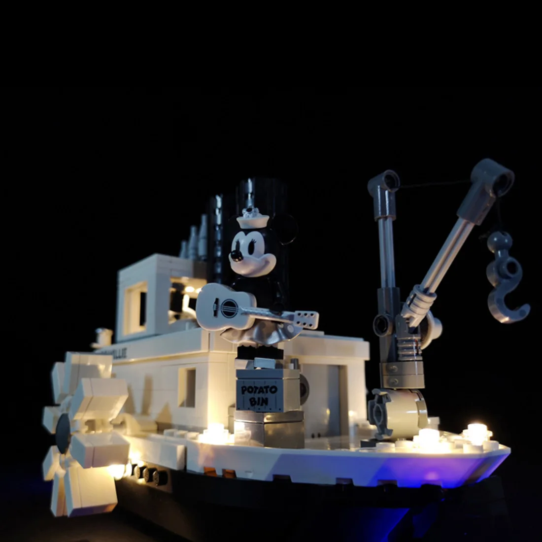 21317 Button Battery Box Powered LED Light Building Block Accessory Refit Kit for Steamboat 21317 LED Stacking Blocks
21317 Button Battery Box Powered LED Light Building Block Accessory Refit Kit for Steamboat 21317 LED Stacking Blocks
