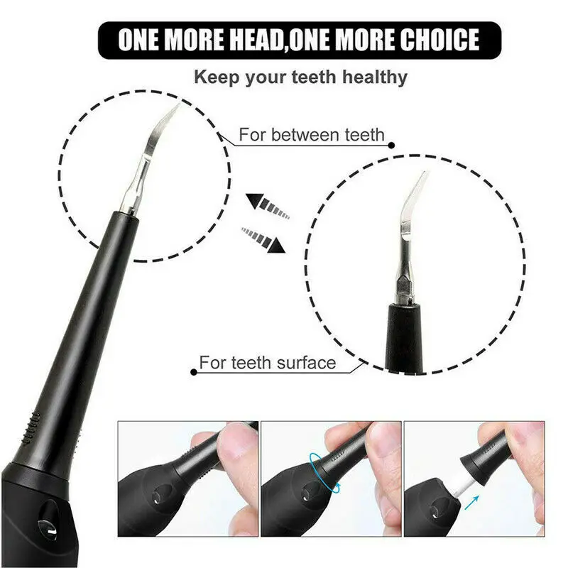 Electric Ultrasonic Sonic Dental Scaler LED Display Tooth Calculus Remover Cleaner Tooth Stains Tartar Tool Whiten Teeth Tartar
Electric Ultrasonic Sonic Dental Scaler LED Display Tooth Calculus Remover Cleaner Tooth Stains Tartar Tool Whiten Teeth Tartar