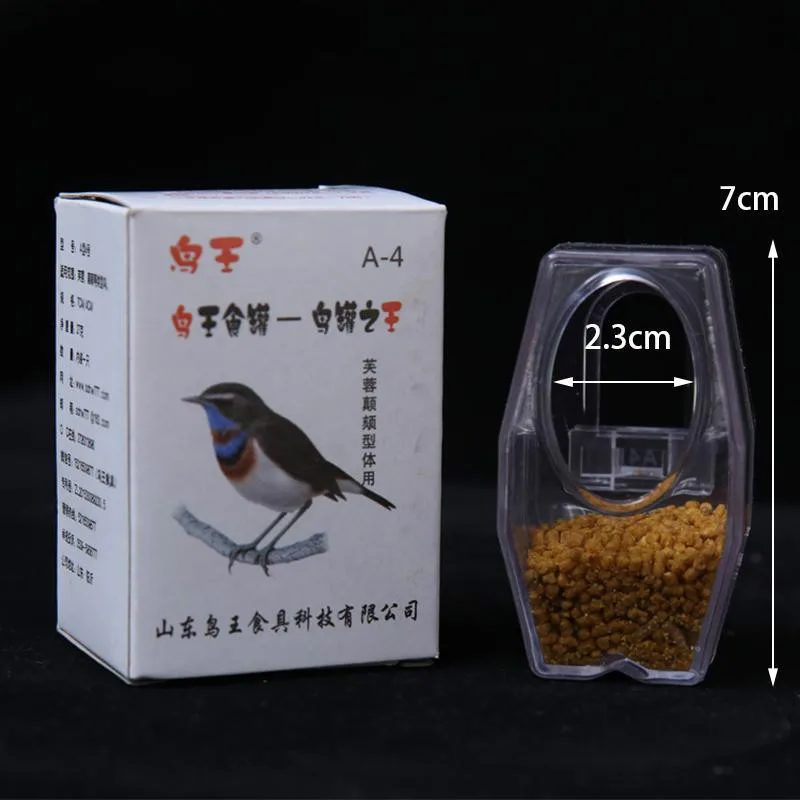 

Newest Acrylic Bird Feeder Food Box Anti-scatter Parrot Feeder With Stand Birds Feeding Supplies Hanging Feeding Box Outdoor E11