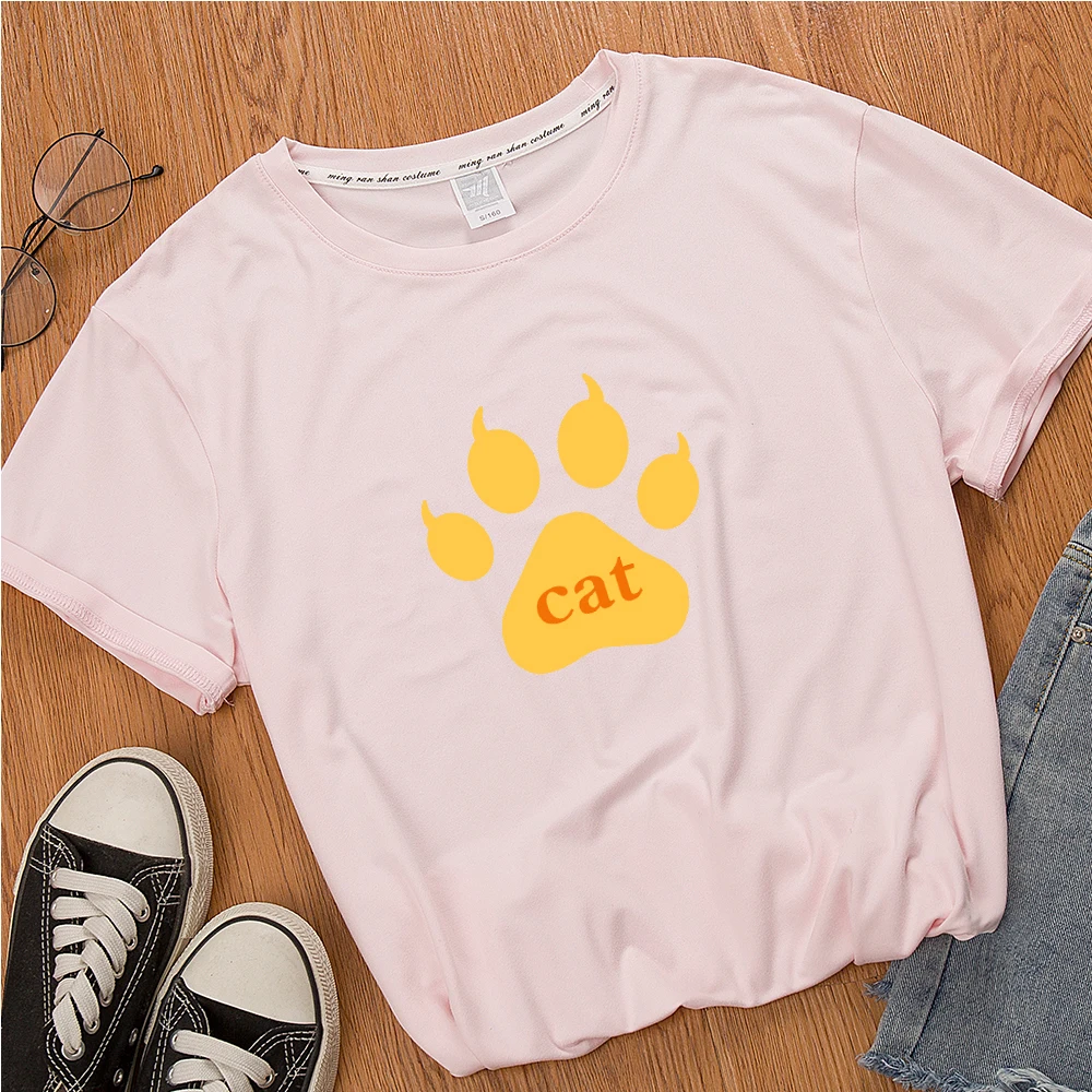 Summer Kpop Harajuku Kawaii Clothes Cartoon Cat Shirt Short Sleeve O Neck White Women's T-shirts Funny Tee Shirts Top Female
Summer Kpop Harajuku Kawaii Clothes Cartoon Cat Shirt Short Sleeve O Neck White Women's T-shirts Funny Tee Shirts Top Female