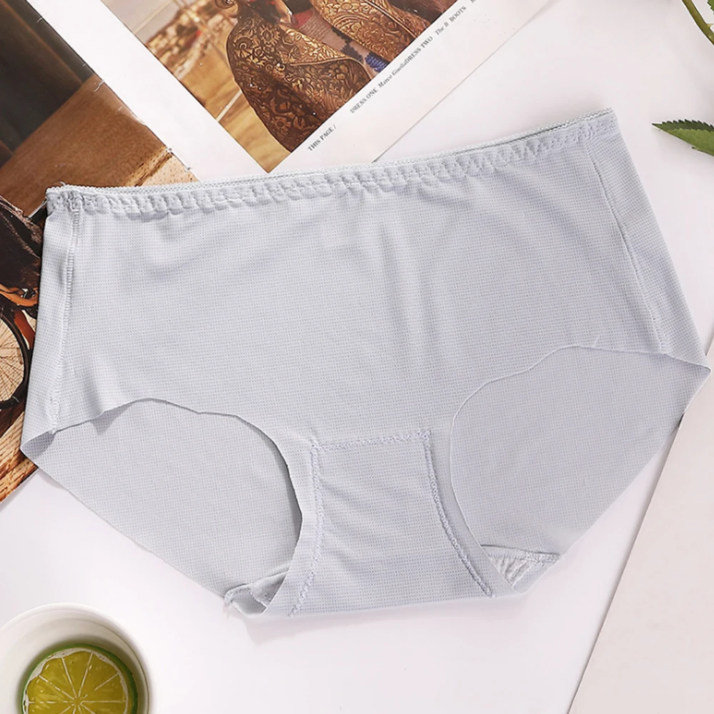 3/5PCS Female Breathable Mesh Ice Silk Panties Lady Wavy Edge Underwear Underpants Cotton Crotch Seamless Briefs Lingerie Women
3/5PCS Female Breathable Mesh Ice Silk Panties Lady Wavy Edge Underwear Underpants Cotton Crotch Seamless Briefs Lingerie Women