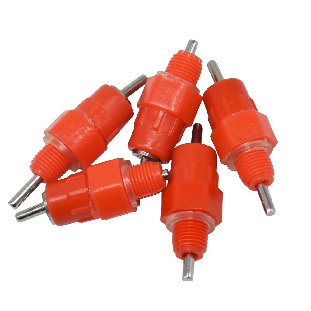 100 pcs Water Cups Nipple Chicken Drinkers Waterer 360 Angle Poultry Supplies Chicken Equipment Quail Pigeon feeding tools
100 pcs Water Cups Nipple Chicken Drinkers Waterer 360 Angle Poultry Supplies Chicken Equipment Quail Pigeon feeding tools