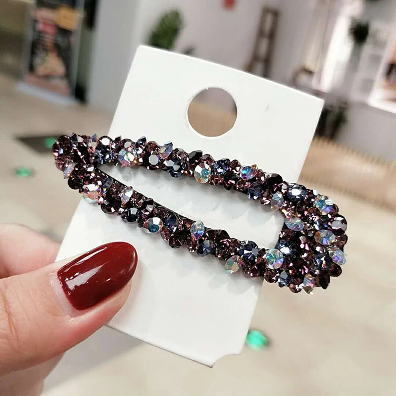 Full Crystal HairPins Fashion Rectangle water drop Geometric Hair Barrettes For Women Girl Hair Accessories Hair Clips Hairgrip
Full Crystal HairPins Fashion Rectangle water drop Geometric Hair Barrettes For Women Girl Hair Accessories Hair Clips Hairgrip