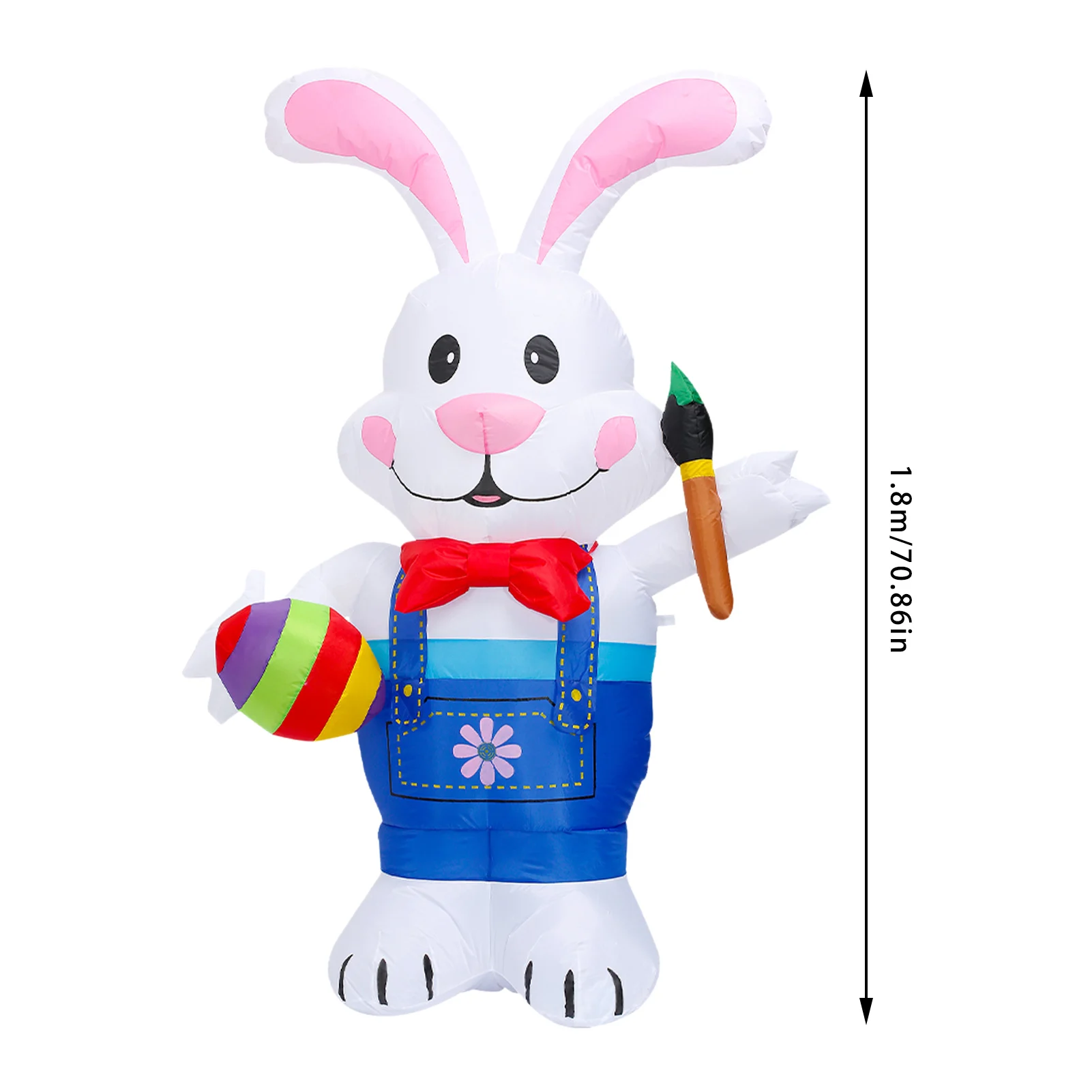 1.8m Easter Inflatable Rabbit With Led Light Luminous Bunny Inflatable Air Model Outdoor Garden Ornament Party Weeding Decor
1.8m Easter Inflatable Rabbit With Led Light Luminous Bunny Inflatable Air Model Outdoor Garden Ornament Party Weeding Decor